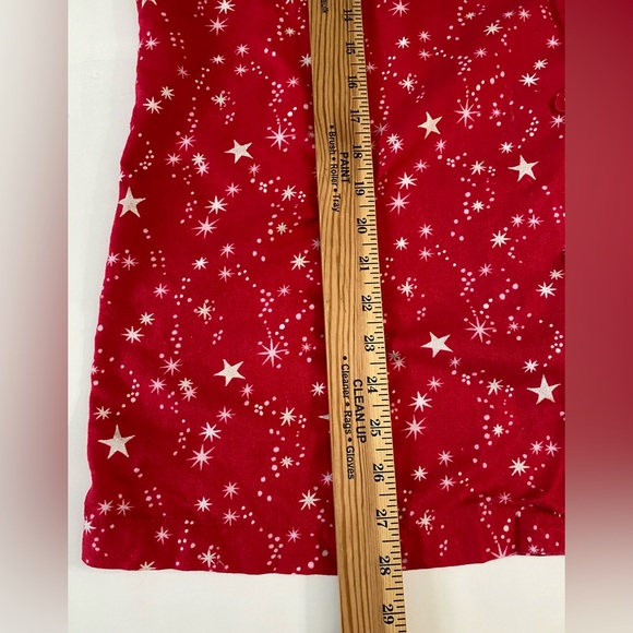 Victoria's Secret Flannel Pajama Set XL Women’s Red Stars Print Christmas, 2009 - Picture 7 of 16